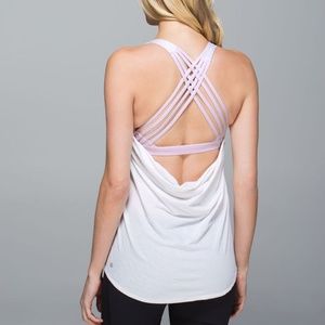 Lululemon Wild Tank in Heathered White